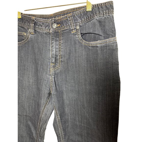 PrAna Mens Jeans‎ Size 33 X 30 Slim Black Organic Cotton Straight Leg Stretch - Picture 4 of 10